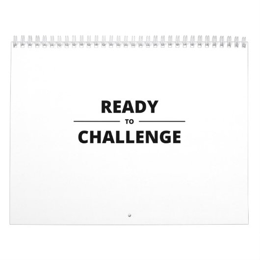 CALENDRIER PRÊT À RELEVER LE DÉFI (Protection)