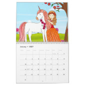 Calendrier Princess & Unicorn 2025 (Jan 2027)
