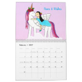 Calendrier Princess & Unicorn 2025 (Feb 2027)