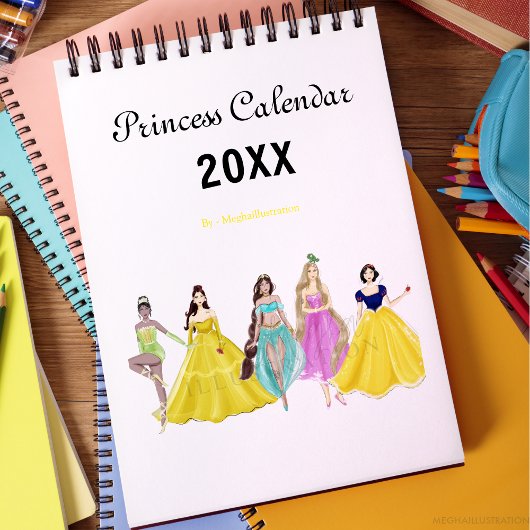 Calendrier Princesse