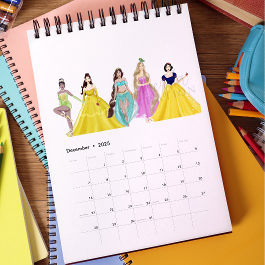 Calendrier Princesse