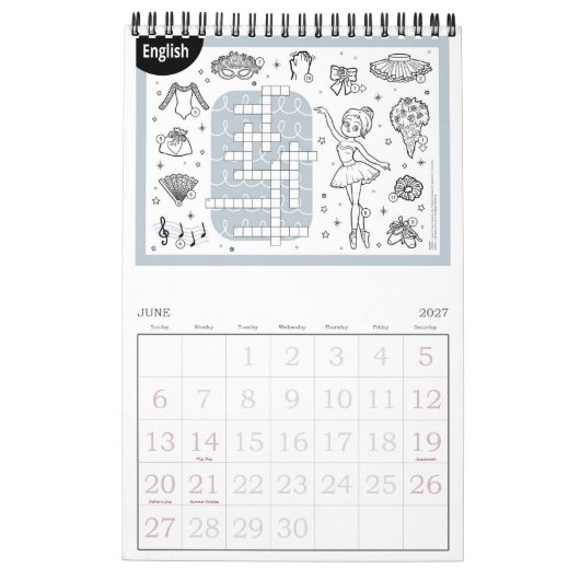 Calendrier Princesse Ballerina (Jun 2027)