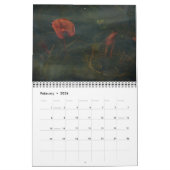 Calendrier - Principalement rouge (Feb 2026)