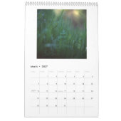 Calendrier principalement Wild (fleurs) (Mar 2027)