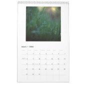 Calendrier principalement Wild (fleurs) (Mar 2026)