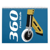 Calendrier Pro Scooter Free Rider Traces (Protection)