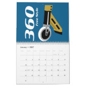 Calendrier Pro Scooter Free Rider Traces (Jan 2027)