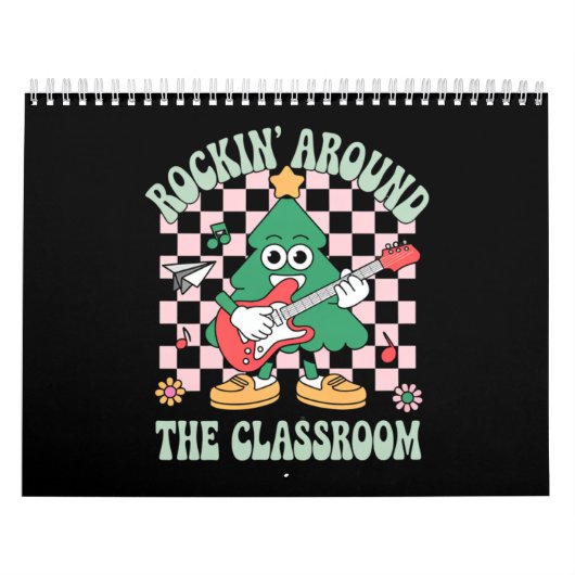 Calendrier Prof cool Noël Rockin' Around The Classroom (Protection)