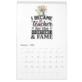 Calendrier Professeur béni (Feb 2026)