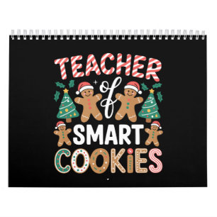 Calendrier Professeur de Noël de biscuits de gingembre intell