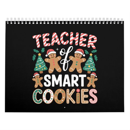 Calendrier Professeur de Noël de biscuits de gingembre intell (Protection)