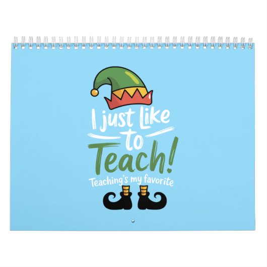 Calendrier Professeur drôle Noël L'enseignement est mon préfé (Protection)