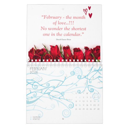 Calendrier Profitez de chaque moment (Feb 2026)