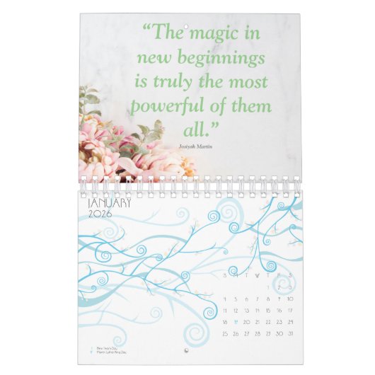 Calendrier Profitez de chaque moment (Jan 2026)