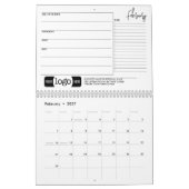 Calendrier Promotion de la marque commerciale - avec logo Obj (Feb 2027)
