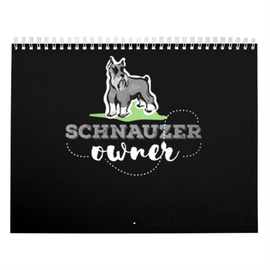 Calendrier Propriétaire Schnauzer Lover (Protection)