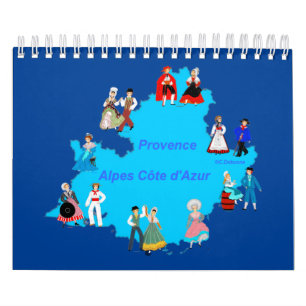 Calendrier Provence-Alpes-Côte d'Azur, France