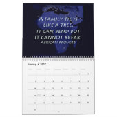 Calendrier Proverbes africains (Jan 2027)