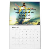 CALENDRIER PROVERBS GODS WORD (Mar 2027)
