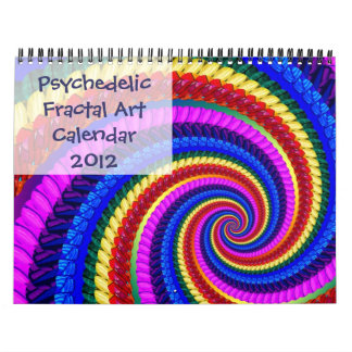 Calendrier psychédélique 2012 d'art de fractale