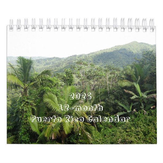 Calendrier Puerto Rico - by Galina - Calendar (Protection)