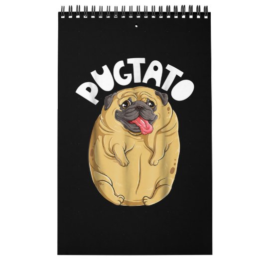 Calendrier Pugtato de Chien Carlin (Protection)