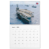 Calendrier PUISSANCE MARITIME - Navires de la marine américai (Mar 2026)
