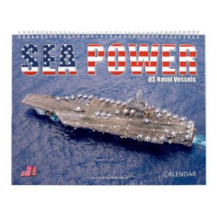 Calendrier PUISSANCE MARITIME - Navires de la marine américai