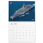 Calendrier PUISSANCE MARITIME - Navires de la marine américai (Mar 2026)