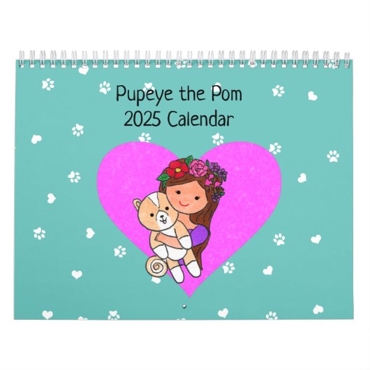 Calendrier Pupeye the Pom Calendar 2025 (Protection)