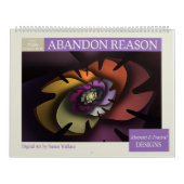 Calendrier Purple Collection Fractals Abstraits 2026 (Protection)