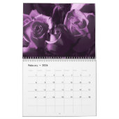 Calendrier Purple Flowers-2023 (Feb 2026)