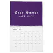 Calendrier Purple Smoke Vape Boutique (Feb 2027)