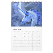 Calendrier PurpleUnicorn Horse Pony Cute Lote Meilleur Equin (Mar 2026)