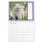Calendrier 'Purr & Bark-ingham Tails' Personnalisation pour a (Mar 2027)
