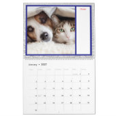 Calendrier 'Purr & Bark-ingham Tails' Personnalisation pour a (Jan 2027)
