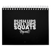 Calendrier Push UPS Pull UPS Squats Répéter! (Protection)