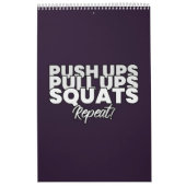 Calendrier Push UPS Pull UPS Squats Répéter! (Protection)