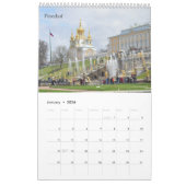 Calendrier Quartiers de Saint-Pétersbourg 12 mois (Jan 2026)