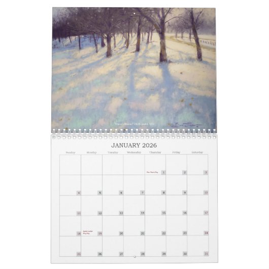 Calendrier quatre saisons (Jan 2026)