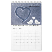 Calendrier Quatre saisons - hiver, printemps, été et automne (Feb 2026)