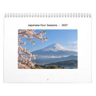 Calendrier Quatre Saisons Japonaises 2027