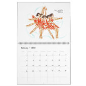 Calendrier quotidien du griffonnage 2016 (Feb 2026)