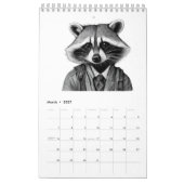 Calendrier Raccoon (Mar 2027)
