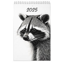 Calendrier Raccoon