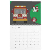 Calendrier Raccoon 2020 12 mois (Jan 2027)