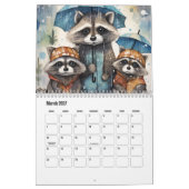 Calendrier Raccoon and Mouse Calendar (Mar 2027)