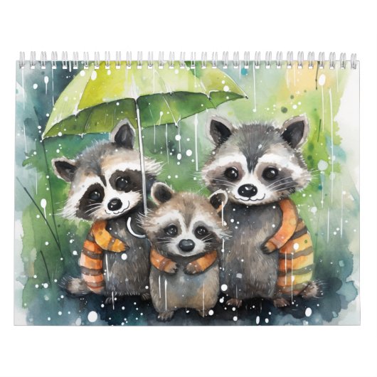 Calendrier Raccoon and Mouse Calendar (Protection)