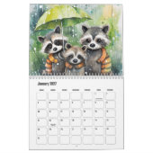 Calendrier Raccoon and Mouse Calendar (Jan 2027)