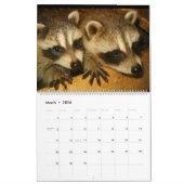 Calendrier Raccoons de Yonder bleu sauvage 2024 (Mar 2026)